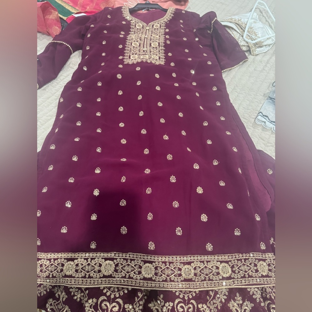 3pc Sharara Set - Picture 7 of 7